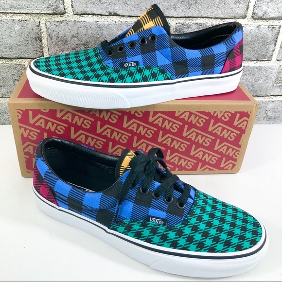 Vans Other - VANS Era Buffalo Mix Multicolor Mens Sizes 8 8.5